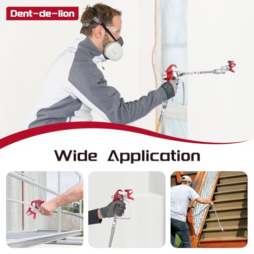 21Pcs Airless Paint Sprayer Gun Tip and Extension Pole Rod Set