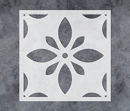 GSS Designs Floor & Wall Stencils - 12x12Inch Large Tile Stencils for Painting Floors & Walls - style: Style 3