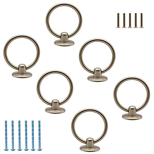 Luomorgo 12 Pcs Antique Bronze Ring Pull Handle Knobs - color: Bronze-12pcs