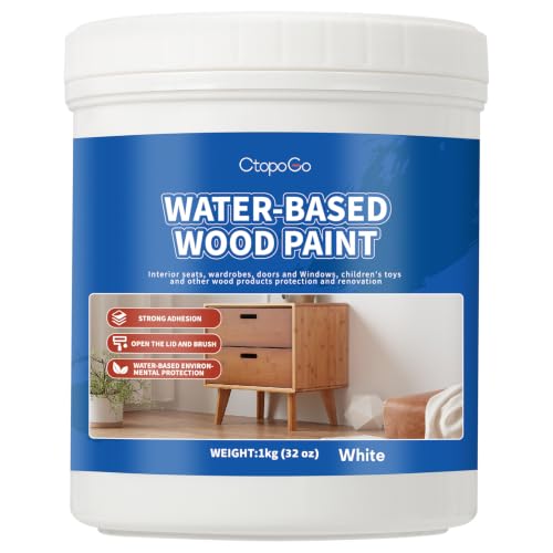 Wood Furniture Paint, White, 32 fl oz