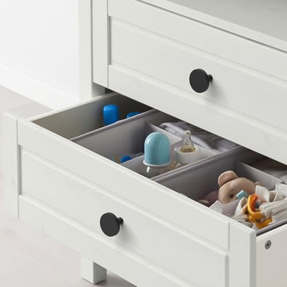 Amerdeco 10 Pack Matte Black Cabinet Knobs Single Hole Cabinet Pulls 1 Inch (30MM) Diameter Round Drawer Knobs and Pulls for Bathroom Cabinets K0021 - color: Matte Black, size: Knobs