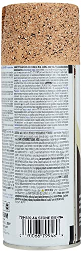 Rust-Oleum 7994830 Stone Creations Spray, 12 oz, Sienna Stone - color: Sienna Stone, size: 12 Ounce (Pack of 1)