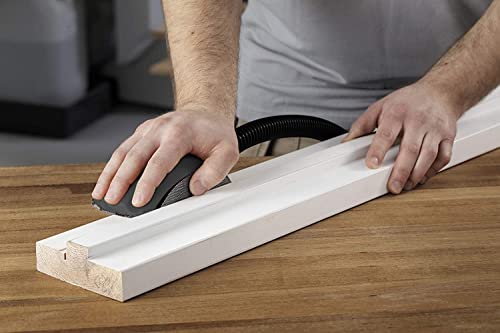 Mirka Roundy Hand Sanding Block for 6 in Hook and Loop Discs, Vacuum-Ready