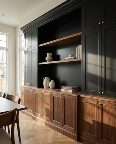 Retique It Furniture and Cabinet Paint - Paint for Cabinets, Dressers, Tables, Doors and DIY Home Decor Projects, Midnight Black, 16 oz