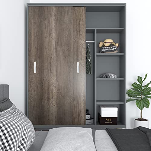 CRE8TIVE 24"x354" Grey Brown Wood Contact Paper Self Adhesive Large Size Wood Grain Wallpaper Peel and Stick Removable Waterproof Thick Decorative Rustic Wood Look Vinyl Paper for Countertops Cabinets - size: 0.9" x 13.9"