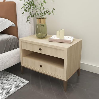 15.7"x196" Beige Wood Contact Paper Wood Grain Peel and Stick Wallpaper - size: 15.7" x 196.9"