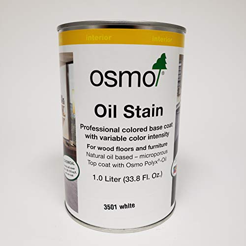 Osmo Oil Stain, 3501 White - 1 Liter - color: White
