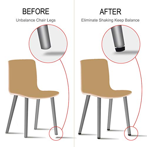 uxcell M6 x 10 x 16mm Leveling Feet Adjustable Leveler Floor Protector for House Furniture Cabinet Table Chair Leg 10 Pack
