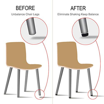 uxcell M6 x 10 x 16mm Leveling Feet Adjustable Leveler Floor Protector for House Furniture Cabinet Table Chair Leg 10 Pack