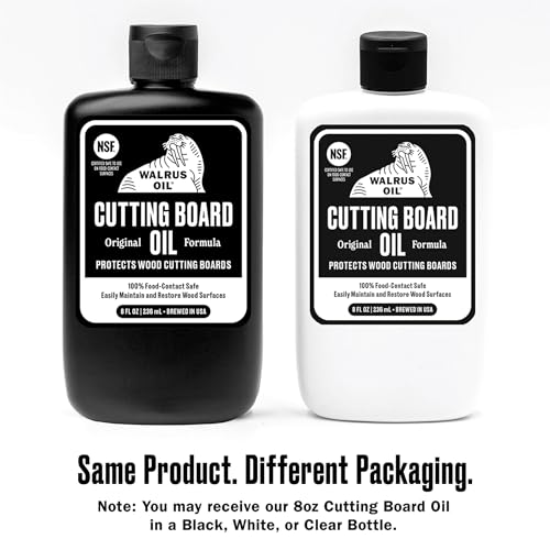 WALRUS OIL - Cutting Board Oil and Wood Wax Set. For Cutting Boards, Butcher Blocks, Wooden Spoons, and Bowls. 100% Food-Safe. - size: Set