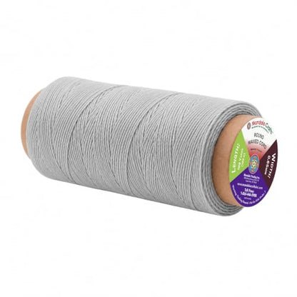 Mandala Crafts 100M 0.65mm Gray Round Waxed Thread for Leather Sewing - color: Gray, size: Round 0.65mm 109 Yards 100M