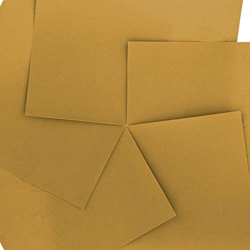 Dura-Gold Premium 1/4 Sheet Gold Sandpaper Sheets, 400 Grit (Box of 400) - size: 400-Grit