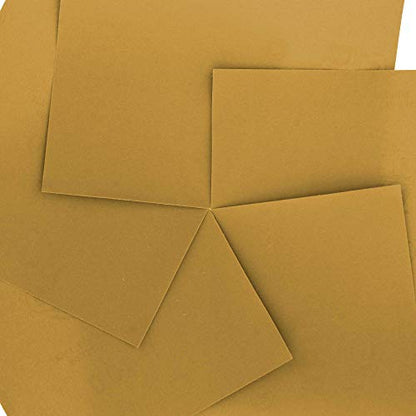 Dura-Gold Premium 1/4 Sheet Gold Sandpaper Sheets, 400 Grit (Box of 400) - size: 400-Grit