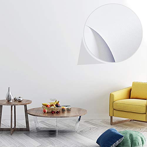 Livelynine White Contact Paper Peel and Stick Waterproof White Wallpaper Liner Prepasted Paintable Removable Cabinet Wallpaper Kitchen Vinyl Wrap for Cabinets Desk Shelf Adhesive Covers 15.8x78.8 - color: Solid White, size: 15.8" x 78.8"