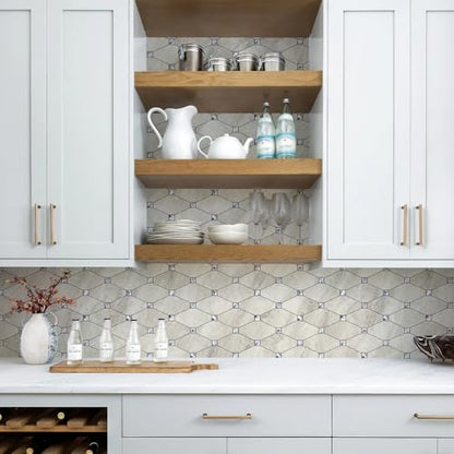 STICKGOO Peel and Stick Backsplash, 10 Sheets Beige Stone Texture Stick on Backsplash, Self Adhesive Wall Tile Sticker - color: Beige Stone Texture