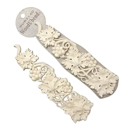 WoodUbend WUB2140 Vine Tree on Trellis - Appliques - Heat Bendable & Flexible Wood Onlays 22x5cm - DIY Craft, Furniture & Home Decor - Easy to Apply & Paint - Versatile, Reusable Decals (2 Pack) - size: WUB2140