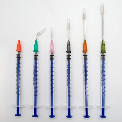 Glue Applicator Syringe with Blunt Tip Needle for Liquid, Ink, Oil, Perfume