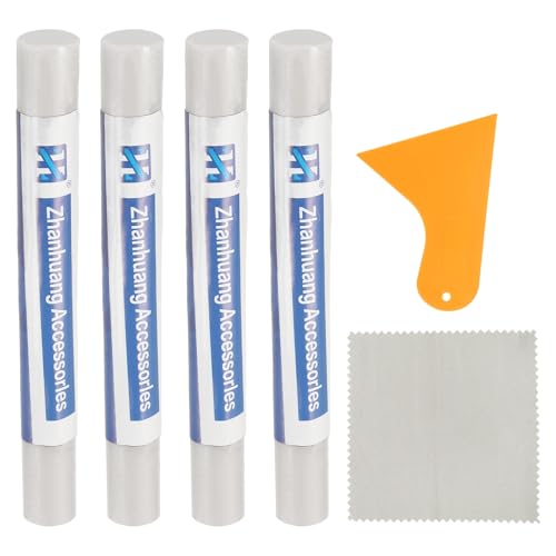 uxcell 4Pcs Wood Filler Sticks,Wood Repair Kit,Dark Gray - color: Dark Gray