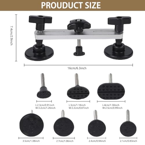 Paintless Dent Repair Kit Professional Auto Body Puller Tool - 8 Pack - size: Dent Puller Kit-8 Pack