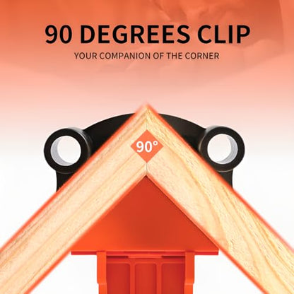 4 Pcs Corner Clamps, 60/90/120 Degree Angle Clamps for Woodworking