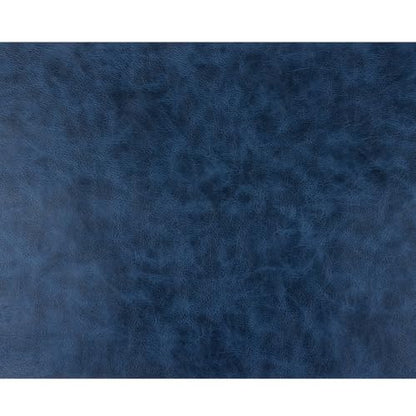 Faux Leather Sheets Fabric 16" X 54",Thick Durable Synthetic Upholstery Vinyl, Suitable for Furniture Replacement and Renovation Materials, Wallets, DIY Sewing Projects (Navy Blue, 16"X54") - color: Navy Blue, size: 16"X54"