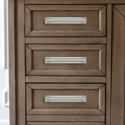khtumeware 5 Pack 3-3/4 Inch(96 mm) Center to Center Brushed Satin Nickel Cabinet Pull Backplate with Base Plate Zinc Solid Kitchen Cabinet Handles Drawer Pulls Cabinet Hardware - color: Brushed Nickel, size: 3-3/4"(96mm) Hole Center