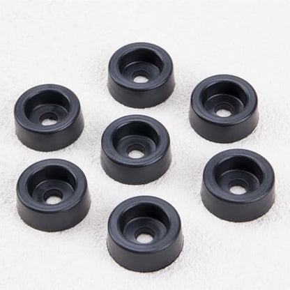 KOOBOOK 20Pcs Round PE Recliner Feet Replacement Ultimate Furniture Feet Pads for Floor Protection for Cabinets Chairs and Sofas Glide Foot Legs Black 31x12mm