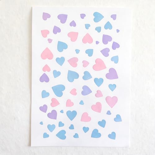 TIAMECH A4 Reusable Love Heart Stencil for Painting - color: Love Heart