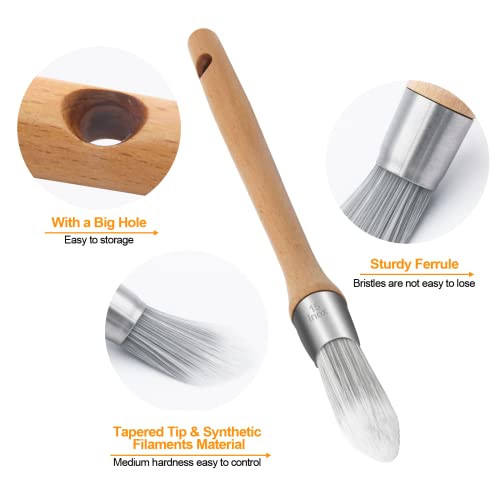 0.75" Trim Paint Brush, Corner Brush for Walls & Furniture