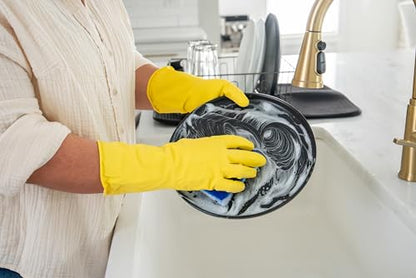 Mr. Clean Large Reusable Latex Gloves, 2 Color, 2 Pairs - size: Large (Latex, 2 Pair)