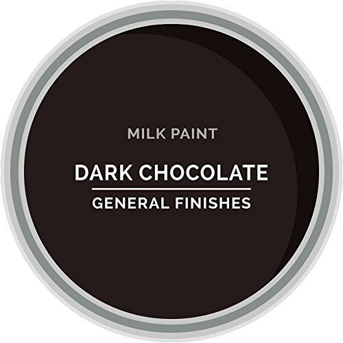 General Finishes Water Based Milk Paint, 1 Quart, Dark Chocolate - color: Dark Chocolate, size: 32 Fl Oz (Pack of 1)