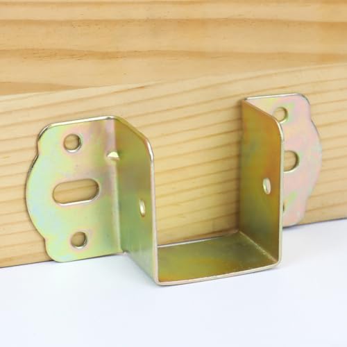 Bed Frame Center Support Brackets, Bed Frame Brackets Adapter U-Shape Bed Supporters Hardware For Headboard And Footboard(50mm) - size: 50mm