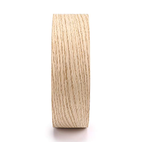 Skelang Red Oak 3/4" x 50' Roll Wood Veneer Edge Banding Preglued Iron-On with Hot Melt Adhesive Edgebanding Flexible Wood Tape - size: 3/4" x 50'