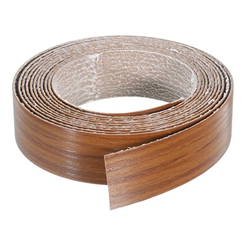 uxcell Edge Banding, 1 1/8 Inch x 9.84ft Pre-Glued Wood Veneer Edging Iron-on Flexible Edge Banding for Cabinet Repair Furniture Restoration, Birch - color: Birch, size: 1 1/8 Inch x 9.84ft