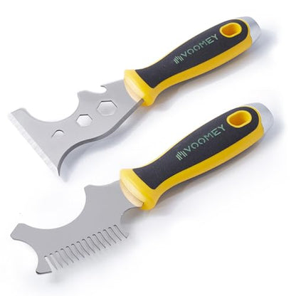 VOOMEY 5-in-1 Paint Brush Comb & 12-in-1 Painter Tool Scraper