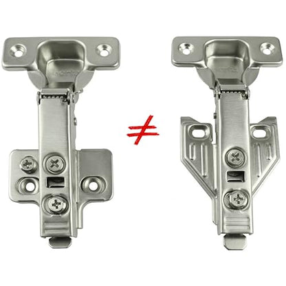 100-Pack Full Overlay Face Frame Soft-Close European Hinges - size: 100 Pack