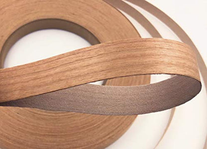Edge Supply Cherry 1-1/2 in x 25 ft Roll – Pre-Glued Iron-On Wood Veneer Tape – Wood Veneer Edge Banding Tape with Hot Melt Adhesive, Smooth Sanded Finish Ideal for Furniture & DIY, Made in USA - color: Cherry, size: 1-1/2 in x 25 ft