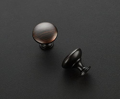 Ravinte Oil Rubbed Bronze Cabinet Knobs, Zinc Knobs Drawer Pulls, 5 Pack - color: Oil Rubbed Bronze