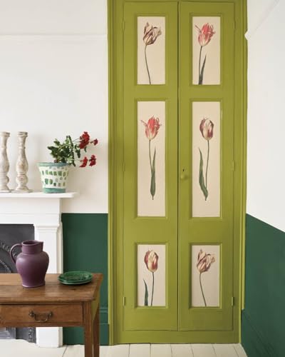 Annie Sloan Wall Paint (Knightsbridge Green, 4 Fl Oz Tester) - color: Knightsbridge Green, size: 4 Fl Oz (Pack of 1)