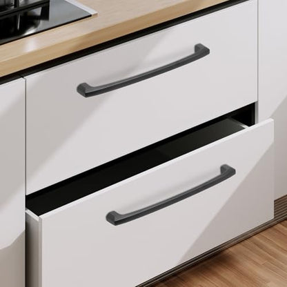 COTYKILEY 10 Pack 7.5 Inch(192mm) Matte Black Kitchen Cabinet Handles Cabinet Pulls Cabinet Door Handles Kitchen Cabinet Hardware Cupboard Drawer Pulls Dresser Handles - color: Matte Black, size: 7.5" Hole Center（192MM）