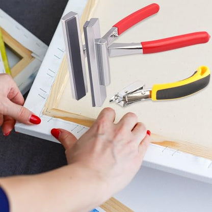 1 Pack Canvas Pliers with One Staple Remover, Canvas Stretcher Pliers