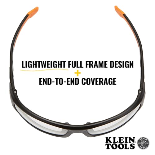 KLEIN TOOLS Full Frame Professional Safety Glasses, Polarized Lens - size: Polarized