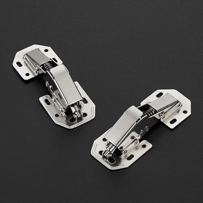 Ravinte Hidden Cabinet Hinges, Concealed Cabinet Hinges Soft Close, 10 Pack