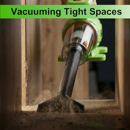 GARDTECH 3-in-1 Electric Hvlp Spray Paint Gun with Vacuum & Blow,5 Nozzles - color: Green