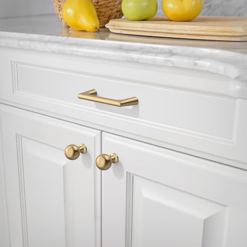 Amerdeco 10 Pack Champagne Bronze Cabinet Pulls 3" - color: Champagne Bronze, size: 3" hole center