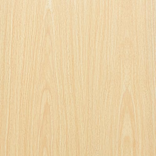 Fititem 236”×17.3” Wood Grain Contact Paper Light Oak Faux Wood Wallpaper - size: 17.3" x 236"