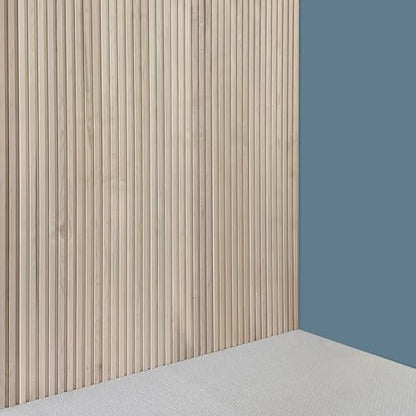 4-Pack Real Wood Slat Wall Panels, 3/4" x 5-1/2" x 72", Solid American Hardwood, The Millwork Outlet (Maple, 72") - color: Maple, size: 72"