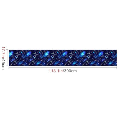HOMETITUTE Star Galaxy Peel and Stick Wallpaper 118.1x17.7 Inch Vinyl - color: Space Galaxy