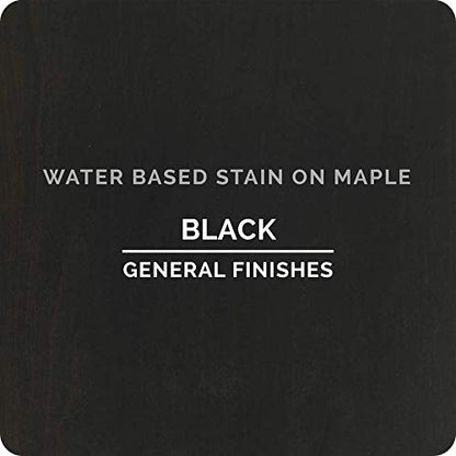 General Finishes Water Based Wood Stain, 1 Gallon, Black - color: Black, size: 1 Gallon
