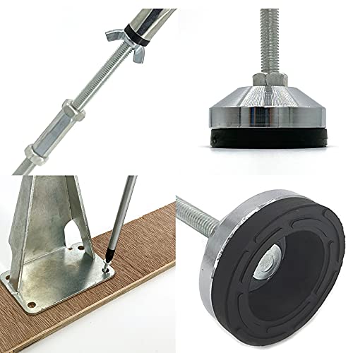 2 Pack Adjustable Height Center Support Leg for Bed Frame - color: 2pcs(7.2-14.8inch)-heavy Duty Metal